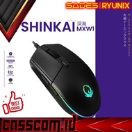 Sades Ryunix Shinkai MXW1 Wired Gaming Mouse PAW 3327 - USB 8000 DPI Mouse