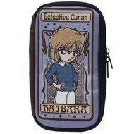名偵探柯南 日版 多功能 筆袋 文具袋 附手機格 收納袋 儲物袋 (灰原哀)