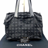 Chanel New Travel Line MM 托特包，香奈兒，冰格包，尼龍包，單肩包，逛街包，二手真品，正品，現貨