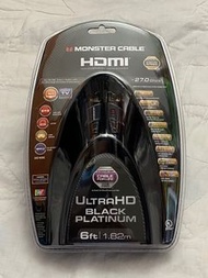 Monster HDMI UltraHD Black Platinum 6ft