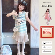 5-15 Years Old Girl Cartoon Kuromi Dress | Fashion Princess Style Children Clothing