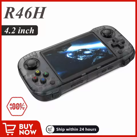 Retro Game Console Handheld 1024*768 4.2 Inch R46H Large Screen Arkos System Portable Pocket Video G