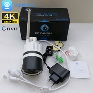 8MP IP Camera CCTV K2 Outdoor Waterproof Kamera WiFi support Onvif Infrared light Aplikasi V380 pro
