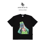 ADLV เสื้อยืด Oversize รุ่น  Baby Face Crocodile Doll Short Sleeve T-Shirt Black Black (50071OBFSSU_F3BKXX)