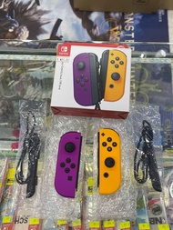 🔥二手🔥原裝任天堂 Switch Joy Con / JOY-CON/ Joycon / 左右手掣 電光紫+電光橙 連手帶 操作正常 店舖七日保養 👉歡迎親臨實體商店(荃灣)取貨或順豐到付運費👈