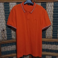 Kaos polo pria EVISU Stripe istimewa second original