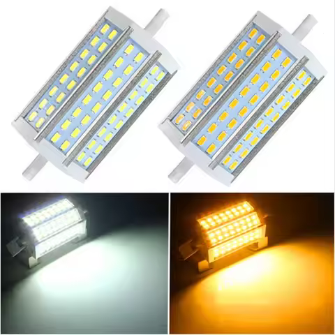 High lumen 15W 20W 25W R7S Lamp 24 48pcs SMD5730 LED R7S Light Lamp Warm White/Cold White AC85-265V 