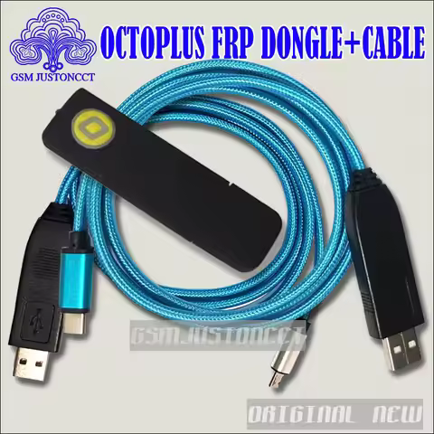 Octoplus FRP tool dongle with Octplus FRP UART cable 2 in 1 set ( Micro + type C cable ) for Samsung