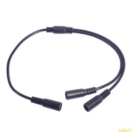 Lidu11 5 5x2 1mm DC5521 Female Cable DC5521 Splitter Cord for Security Camera Powering