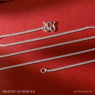 Send Girlfriend Send Chain Chain Sterling Silver Buckle Ruyi Chain Girlfriend Longevity Lock Fo's Ma