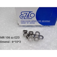 Miniature Bearing MR 106 zz EZO 6x10x3