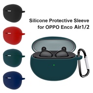 Soft Silicone For Oppo Enco Air2 Protective Case Wireless Bluetooth Earphone Cover Charging Box With Hook For Oppo Enco Air