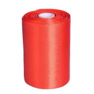 10cm x 22Yards Red Solid Color Double Face Satin Ribbon Roll