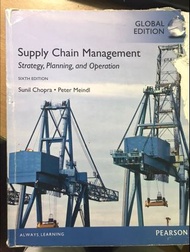 Supply Chain Management strategy, planning and operation sixth edition 6/e 供應鏈管理 第六版 原文書
