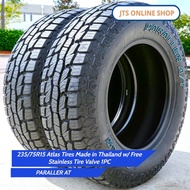 235/75R15 Atlas Tires Made in Thailand w/ Free Stainless Tire Valve 1PC