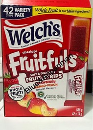 ☀️Welch’s Fruitfuls🍬😋 《🇨🇦加拿大零食》士多啤梨🍓同芒果🥭配桃味🍑