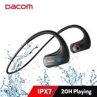 หูฟังบลูทูธ Dacom นักกีฬาหูฟังไร้สาย IPX7กีฬากันน้ำ20ชม. สำหรับการใช้ AAC