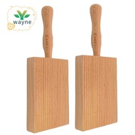 Pasta Making Board, Gnocchi Board, Beech Wood Gnocchi Board Butter Board Dough Scraper for Pasta and
