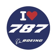 R RBF I LOVE 787 7CM STICKER S-C-LV787