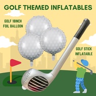 Golf theme foil balloon inflatables toy pvc balloon sports