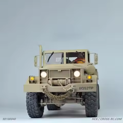 Cross Hc6 M35 Style 6x6 Rc Military Truck Electric Remote Control Hard Shell Off Road Rock Crawler D