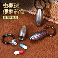 pill box medicine pill box Portable Pill Box Keychain