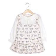Lk001 Dress Girls Lit*le K Cream