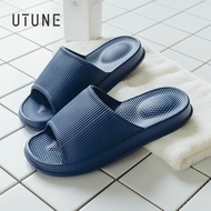 UTUNE นวดกันกลิ่นห้องน้ำสไลด์นุ่มกันลื่นรองเท้าแตะในบ้านสำหรับผู้หญิงผู้ชายรองเท้าอาบน้ำเบารองเท้าแต
