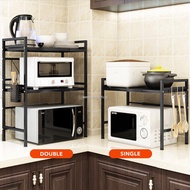 ✻"SALE" Oven Rack Microwave Rack Expandable Adjustable Storage Rack Multi-layer Kitchen Rice Cooker Seasoning Oven