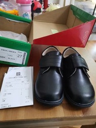 Frog 男童黑皮鞋17cm