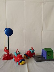 ［拆擺絕版］奇奇消防隊早期肯德基絕版玩具四件組