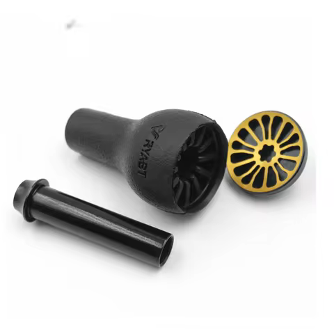 TPE Black Knob 27mm Compatible for Shimano Daiwa Spinning & Baitcasting Reel