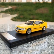 Diecast 1: 43 Simulation Resin Car Model SAAB 9-3 VIGGEN 1998 Version Static Display Collection Gift Toy Car Ornaments D