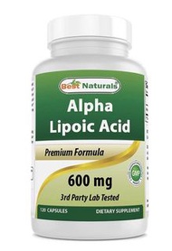 Best Naturals Alpha 硫辛酸 600 毫克 120 粒