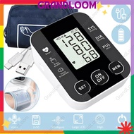 GrandLoom Big LCD Screen Blood Pressure Monitor Rechargeable Digital Arm Type With Voice