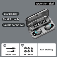 Wireless Earphones TWS Earphones 8D Stereo Waterproof Earbuds Bluetooth-compatible Sports Headsets With Microphone Charging Case