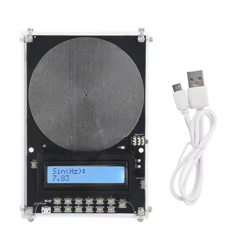 Black VIP Set + Green Gold Plated VIP Set 7.83Hz Schumann Waves Generator