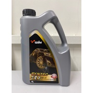 (oil change provided )win 5w30 fully synthetic engine oil minyak engine minyak hitam