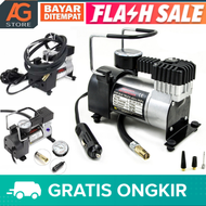 (DIJAMIN ORI) Mini Heavy Duty Air Compressor DC 12V 150 PSI / Kompresor Angin Listrik Kompresor Mini