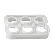 flgo Sturdy 6 Cavity Easter Egg Display Tray Heat Resistant Space Saving Egg Container For Home Kitc