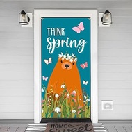 Lofaris Groundhog Day Door Cover February 2nd Holidays Festival Spring Birthday Party Decorations Ba