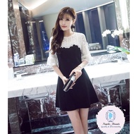 Woman Dress Casual Summer Dinner Dress Mini Mermaid Ruffled Dress Sexy