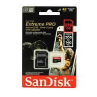 SanDisk - 256GB Extreme Pro UHS-I micro SDXC 記憶卡 200MB/s (SDSQXCD-256G-GN6MA)