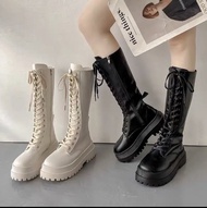 GIÀY BOOT NỮ DƯỚI GỐI 37CM đế dày 5p boots ulzzang -b40
