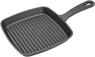 Cast Iron Cauldron Steak Skillet Grill Pan Gas Stoves Non-Stick Frying Pans Home Garden Wok Pan Stripe Thick-Bottomed Pans vision