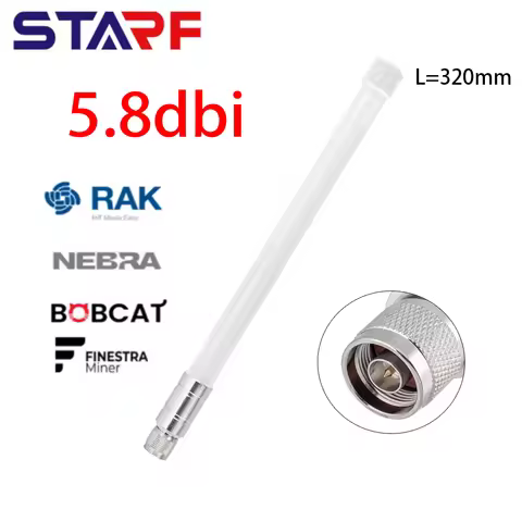 Waterproof Antenna 860-930MHz 5.8 DBi For Helium Hotspot HNT Miner Fibreglass Antenna 4-7DBI Signal 