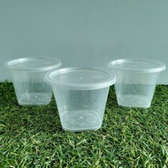 25pcs Thinwal cup 150 ml / Cup Plastik DM 150 ml / DM Round 150 ml