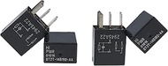 IEQFUE 4PCS 8T2T-14B192-AA 8T2T14B192AA Multi-Function Relay 4-PIN Relays Compatible with Ford Fusio