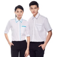 Women F1 Uniform / Corporate Shirt/Office Shirt/Kemeja -L size only