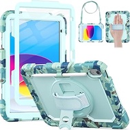 HXCASEAC Case for iPad (A16) 11th/10th Generation 2025/2022, with Pencil Holder, Screen Protector, H